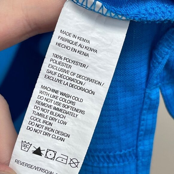 Izod X-Treme Function Golf Polo Blue - Picture 4 of 4